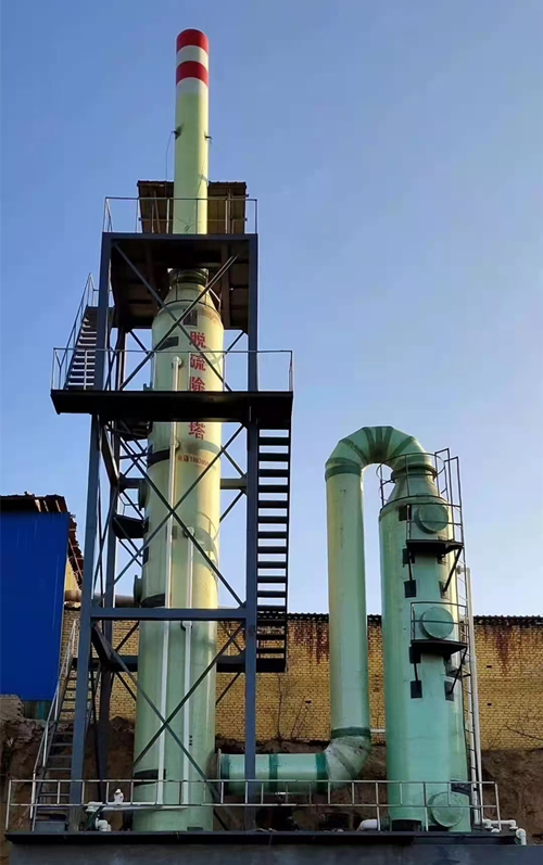 玻璃钢脱硫除尘塔